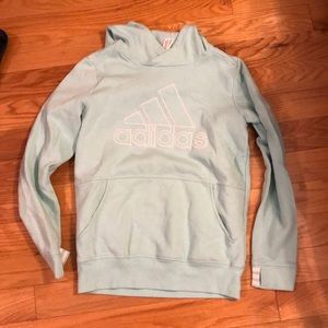 Mint green Adidas hoodie